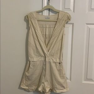 Italian off white romper.